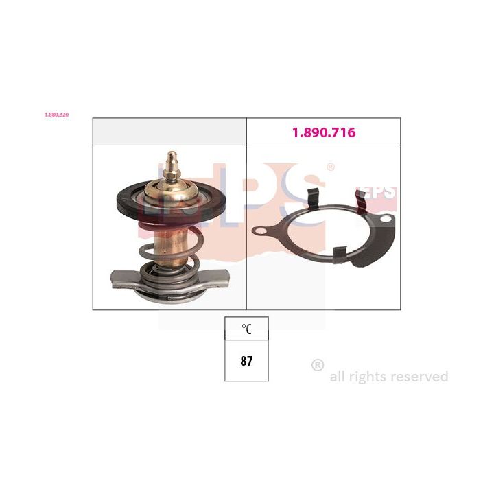 Termostatas, aušinimo skystis EPS 1.880.820