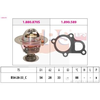 Termostatas, aušinimo skystis EPS 1.880.870