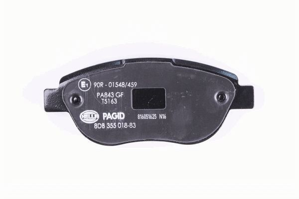 Stabdžių trinkelių rinkinys, diskinis stabdys HELLA PAGID 8DB 355 018-831