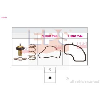Termostatas, aušinimo skystis EPS 1.880.986