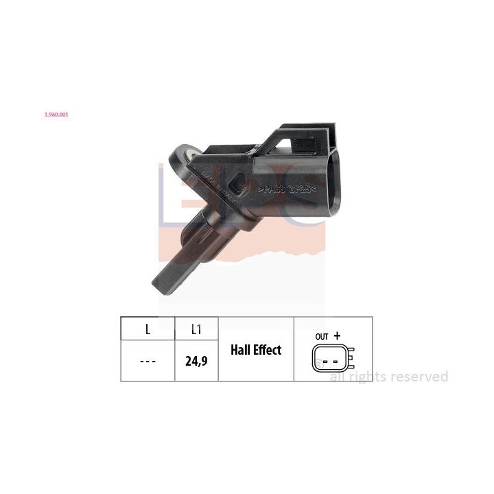 Jutiklis, rato greitis EPS 1.960.001