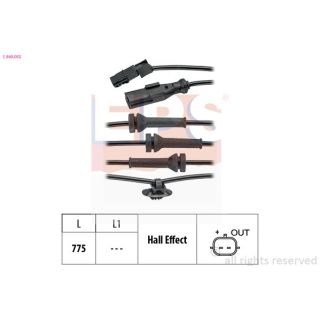 Jutiklis, rato greitis EPS 1.960.055