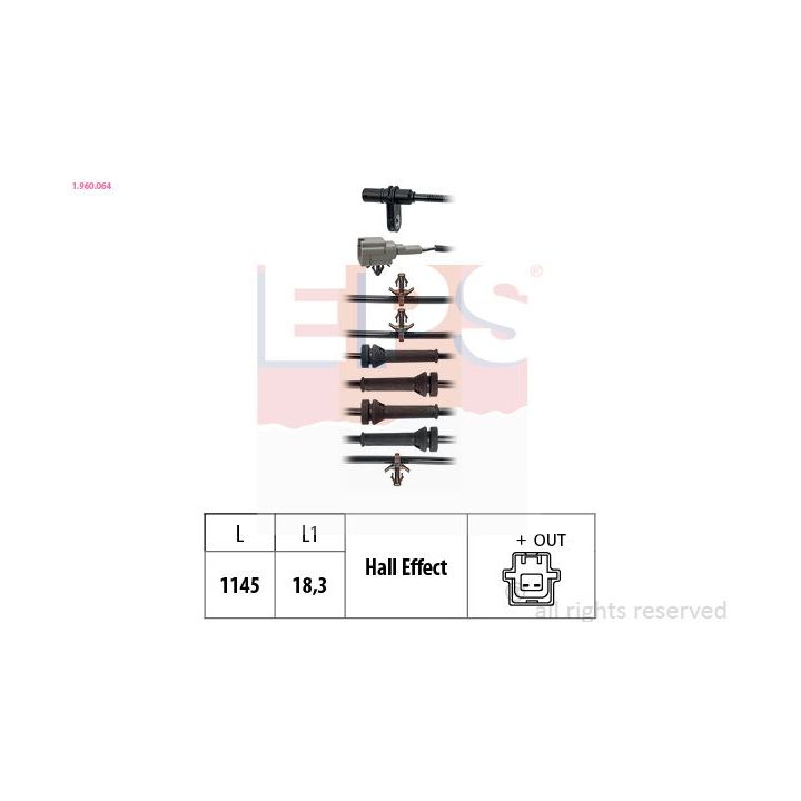 Jutiklis, rato greitis EPS 1.960.064