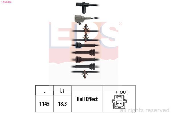 Jutiklis, rato greitis EPS 1.960.064