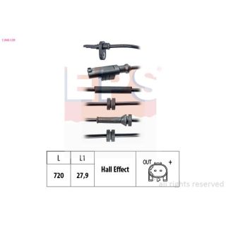 Jutiklis, rato greitis EPS 1.960.139