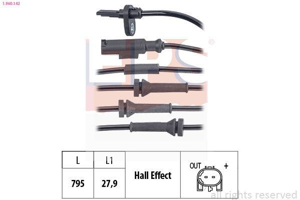 Jutiklis, rato greitis EPS 1.960.142