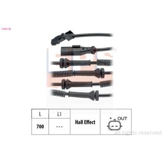 Jutiklis, rato greitis EPS 1.960.146