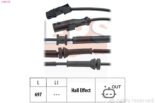 Jutiklis, rato greitis EPS 1.960.147