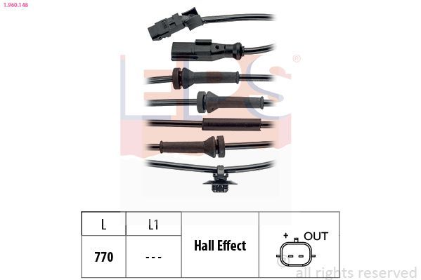 Jutiklis, rato greitis EPS 1.960.148