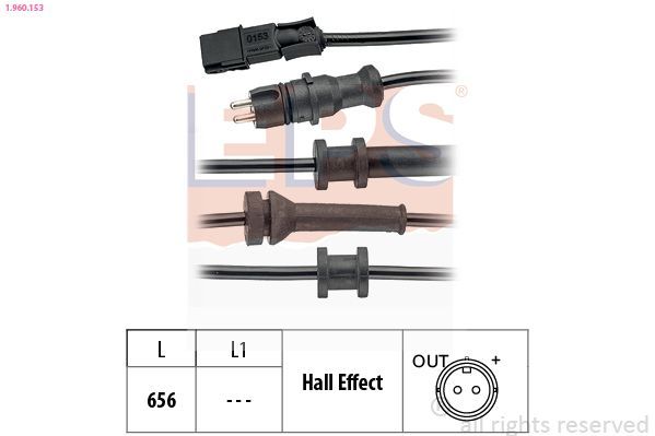 Jutiklis, rato greitis EPS 1.960.153