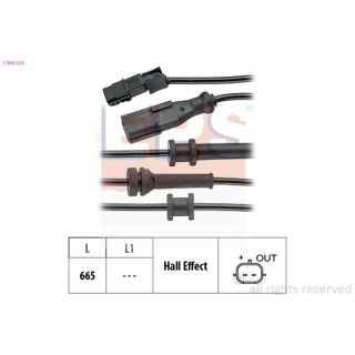 Jutiklis, rato greitis EPS 1.960.154