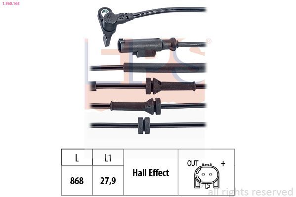 Jutiklis, rato greitis EPS 1.960.165