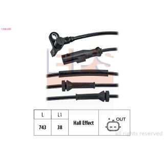 Jutiklis, rato greitis EPS 1.960.200