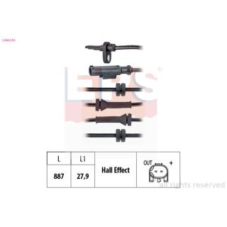 Jutiklis, rato greitis EPS 1.960.210