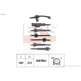 Jutiklis, rato greitis EPS 1.960.214