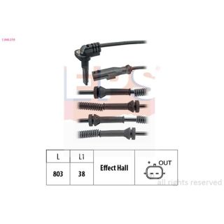 Jutiklis, rato greitis EPS 1.960.219