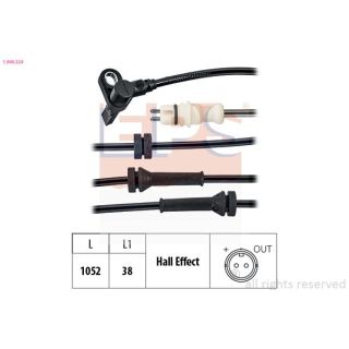 Jutiklis, rato greitis EPS 1.960.224