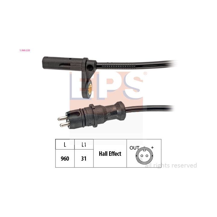 Jutiklis, rato greitis EPS 1.960.225