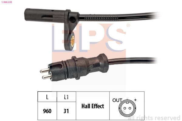 Jutiklis, rato greitis EPS 1.960.225