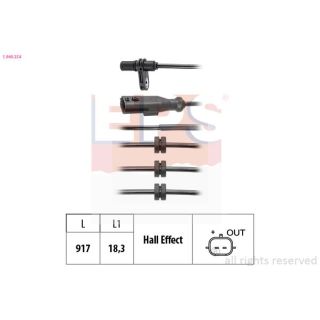 Jutiklis, rato greitis EPS 1.960.254