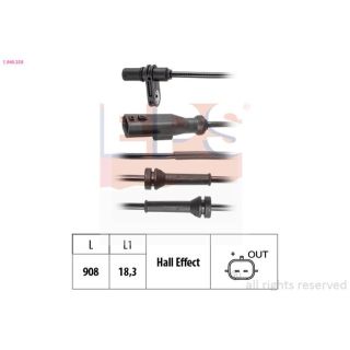 Jutiklis, rato greitis EPS 1.960.258