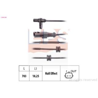 Jutiklis, rato greitis EPS 1.960.266