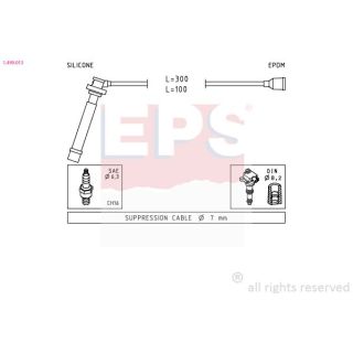 Uždegimo laido komplektas EPS 1.499.013