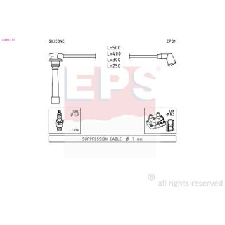Uždegimo laido komplektas EPS 1.499.111