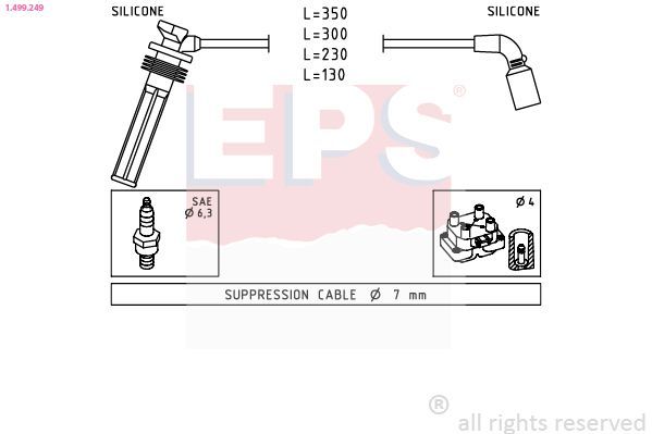 Uždegimo laido komplektas EPS 1.499.249