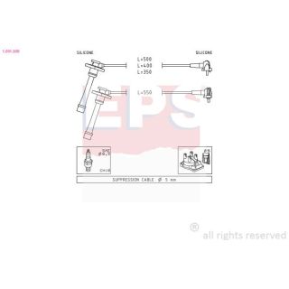 Uždegimo laido komplektas EPS 1.501.209