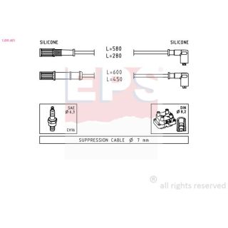 Uždegimo laido komplektas EPS 1.501.451