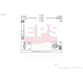 Uždegimo laido komplektas EPS 1.501.503