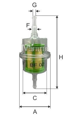 Kuro filtras MFILTER BF 02