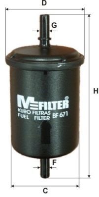 Kuro filtras MFILTER BF 671