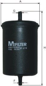 Kuro filtras MFILTER BF 674