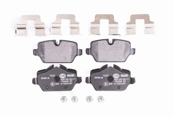 Stabdžių trinkelių rinkinys, diskinis stabdys HELLA PAGID 8DB 355 020-111