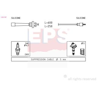 Uždegimo laido komplektas EPS 1.501.767