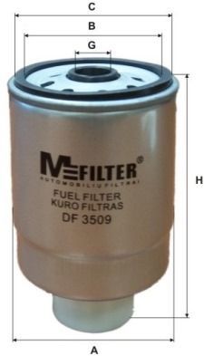 Kuro filtras MFILTER DF 3509