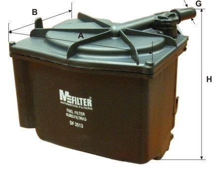 Kuro filtras MFILTER DF 3513