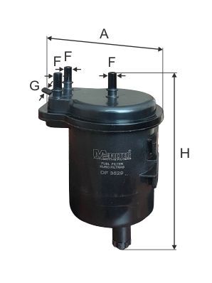 Kuro filtras MFILTER DF 3529