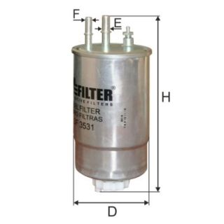 Kuro filtras MFILTER DF 3531