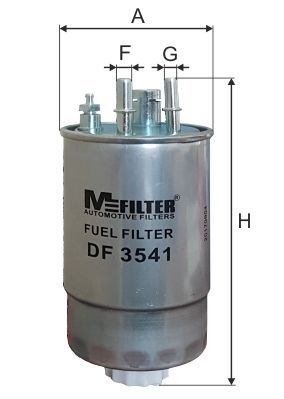 Kuro filtras MFILTER DF 3541