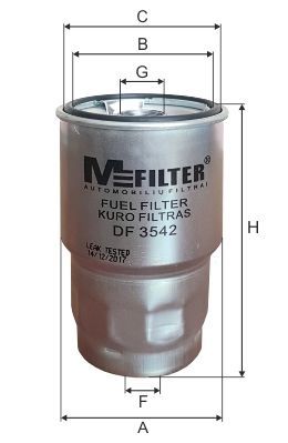 Kuro filtras MFILTER DF 3542