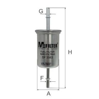 Kuro filtras MFILTER DF 3563