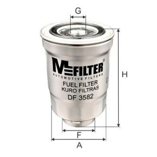 Kuro filtras MFILTER DF 3582