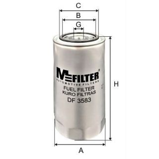 Kuro filtras MFILTER DF 3583