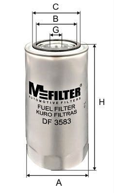 Kuro filtras MFILTER DF 3583