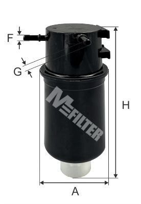 Kuro filtras MFILTER DF 3589