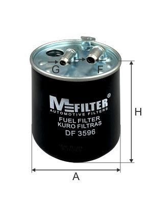Kuro filtras MFILTER DF 3596