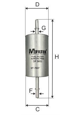 Kuro filtras MFILTER DF 3602